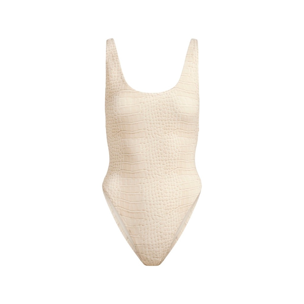 SKIMS Cream Women Swim One Piece